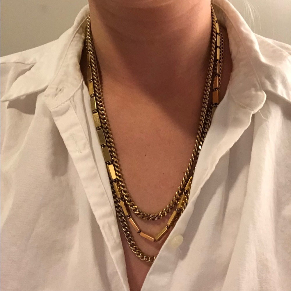 Vintage Chain Layered Necklace